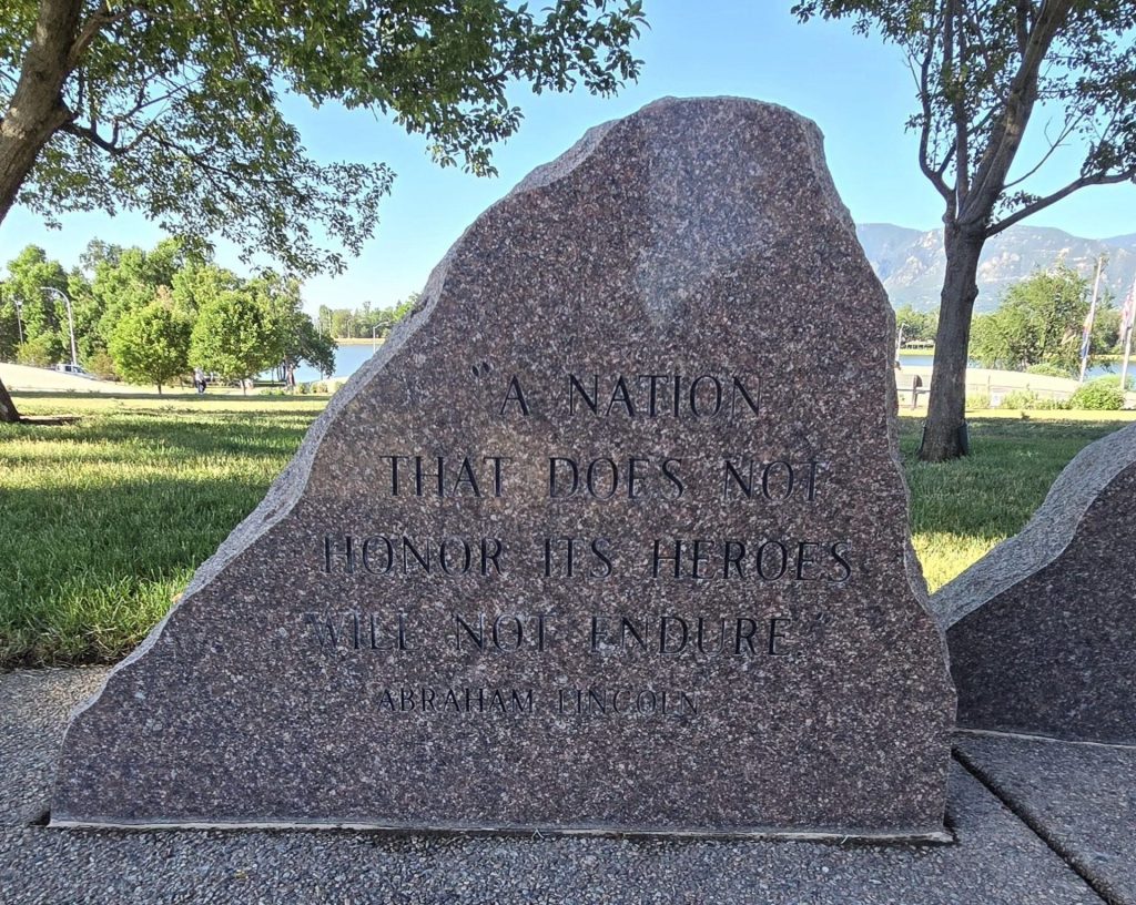 THE FREEDOM MEMORIAL STONE B