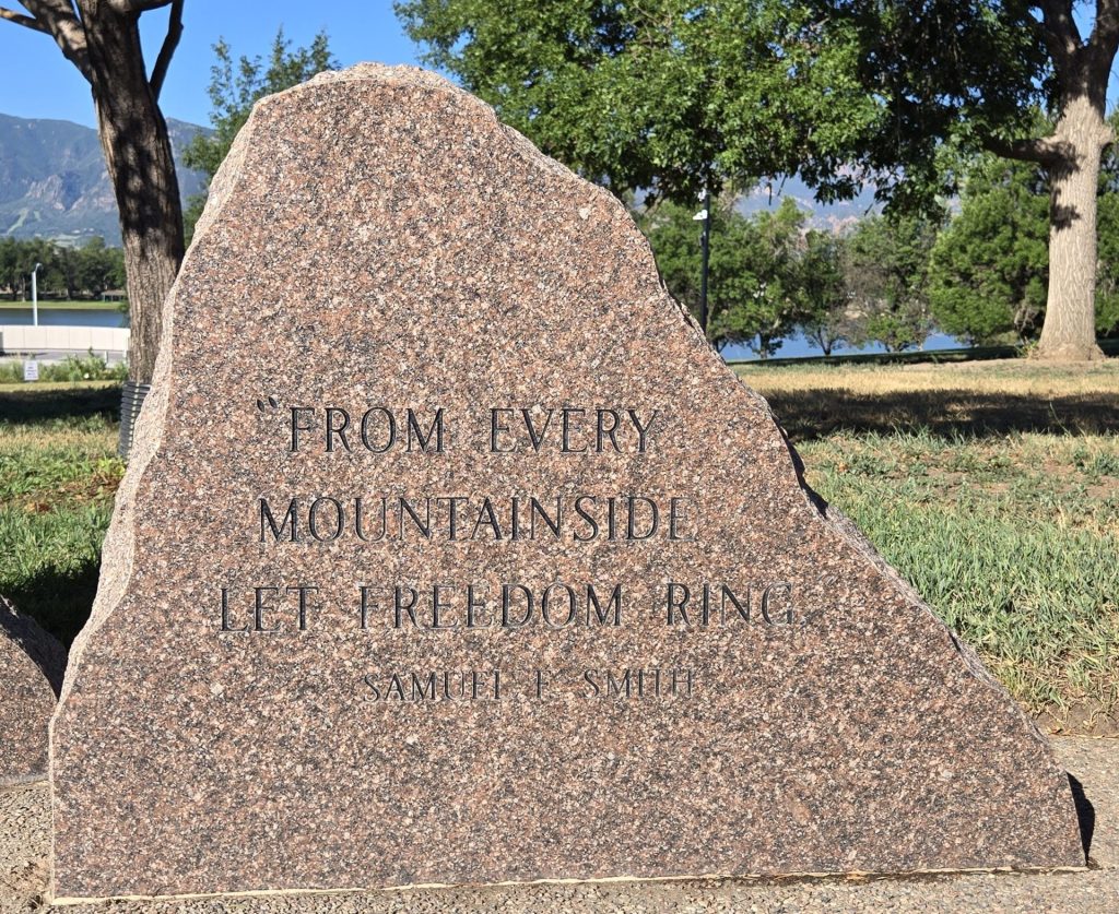 THE FREEDOM MEMORIAL STONE C