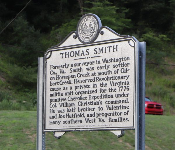 THOMAS SMITH REVOLUTIONARY WAR SOLDIER MEMORIAL MARKER