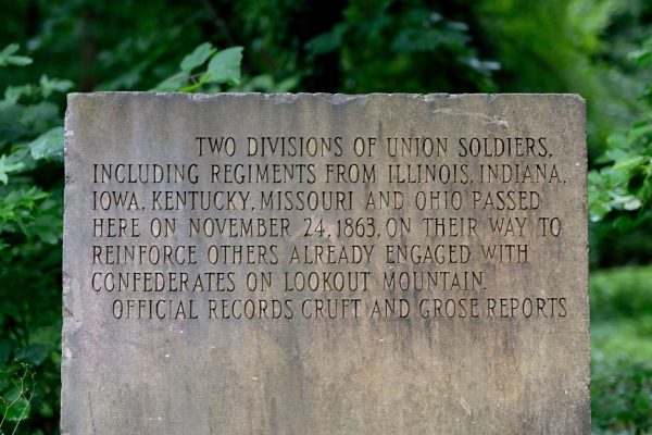 UNION SOLDIER PASSED HERE WAR MEMORIAL STONE