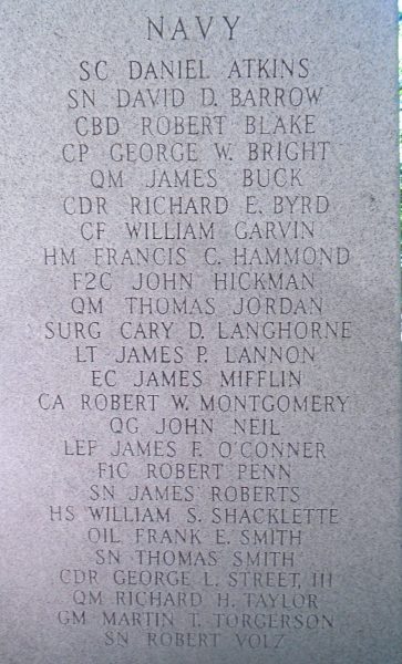 VIRGINIA MEDAL OF HONOR WAR MEMORIAL STONE D