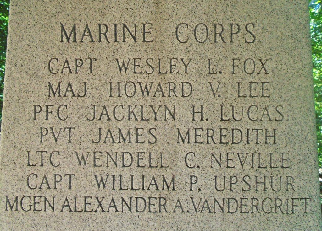 VIRGINIA MEDAL OF HONOR WAR MEMORIAL STONE E