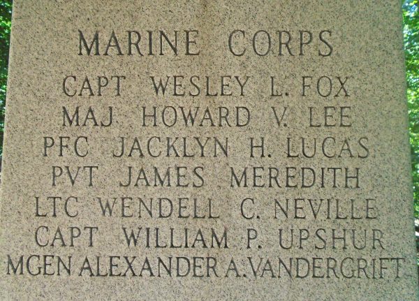 VIRGINIA MEDAL OF HONOR WAR MEMORIAL STONE E