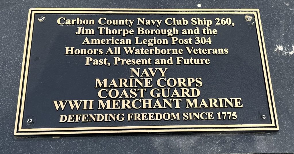 WATERBORNE VETERANS MEMORIAL PLAQUE