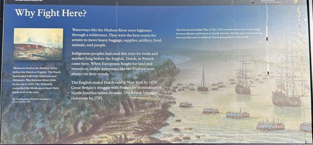 WHY FIGHT HERE? REVOLUTIONARY WAR MEMORIAL PANEL