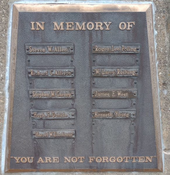 “YOU ARE NOT FORGOTTEN” WAR MEMORIAL HONOR ROLL PLAQUE