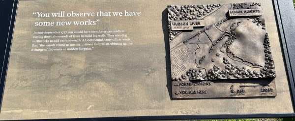 “YOU WILL OBSERVE THAT WE HAVE SOME NEW WORKS” REVOLUTIONARY WAR MEMORIAL PANEL