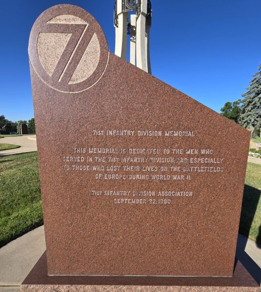 71ST INFANTRY DIVISION WAR MEMORIAL BACK