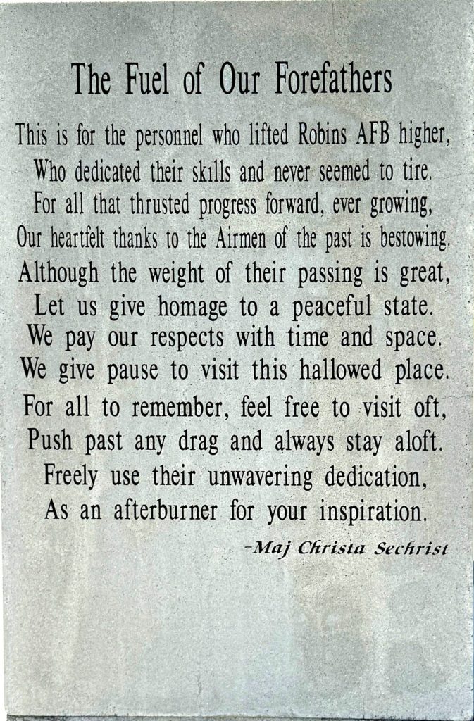 AIRMAN’S MEMORIAL AN ENDURING LEGACY MEMORIAL STONE B