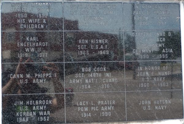 ALGER-MARION TOWNSHIP VETERANS MEMORIAL WALL SECTION H