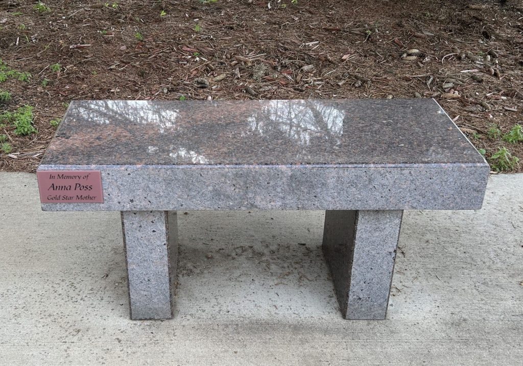 AMERICAN LEGION POST 88 ALL AMERICAN VETERANS MEMORIAL BENCH