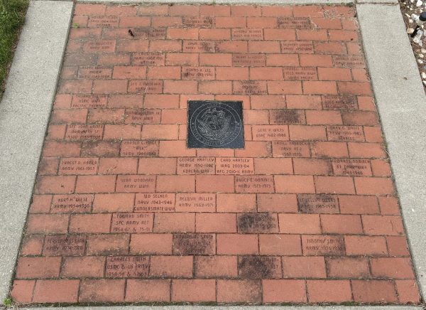 AMERICAN LEGION POST 88 ALL AMERICAN VETERANS MEMORIAL BRICKS SECTION B