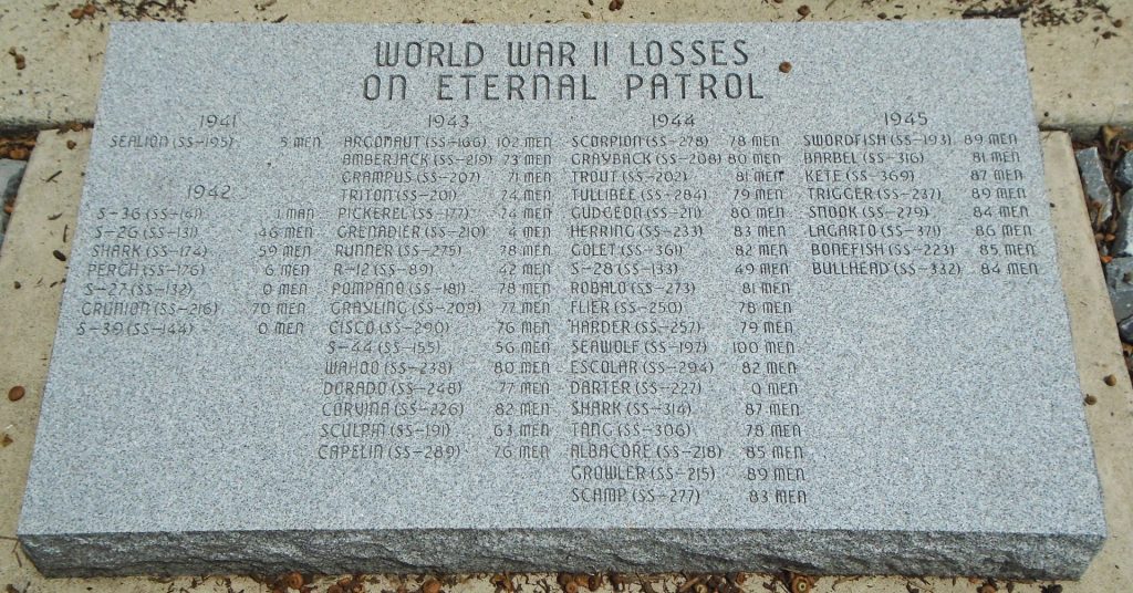 ANNVILLE U.S. SUBMARINE VETERANS WORLD WAR II MEMORIAL STONE B