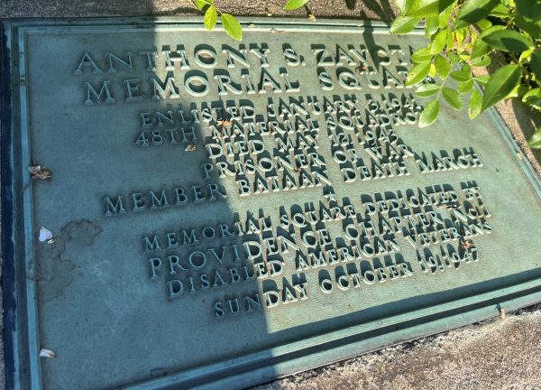 ANTHONY S. ZAVOTA MEMORIAL SQUARE PLAQUE