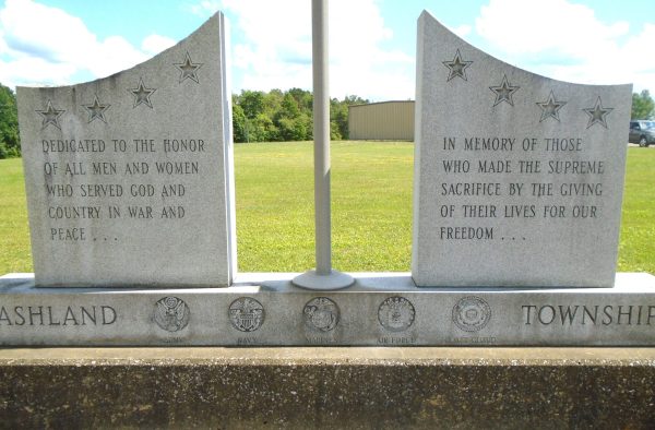 ASHLAND TOWNSHIP ALL VETERANS MEMORIAL