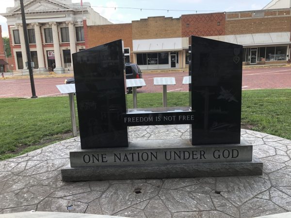 BATES COUNTY VETERANS TRIBUTE MEMORIAL BACK