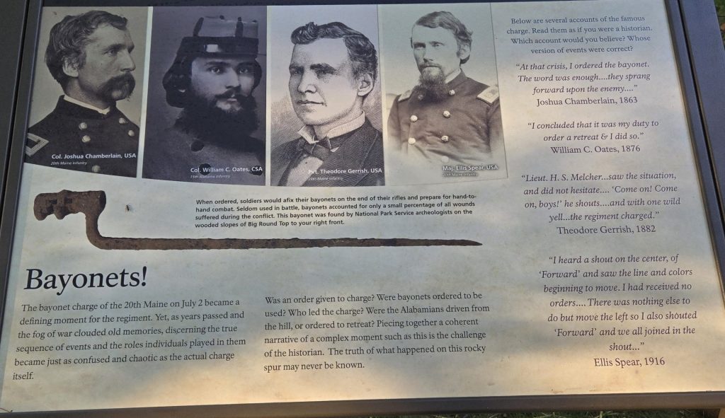 BAYONETS! WAR MEMORIAL PANEL