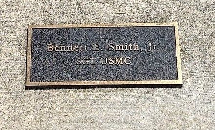 BENNETT E. SMITH, JR. MEMORIAL PLAQUE