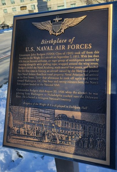 BIRTHPLACE OF U.S. NAVAL AIR FORCES MEMORIAL PLAQUE