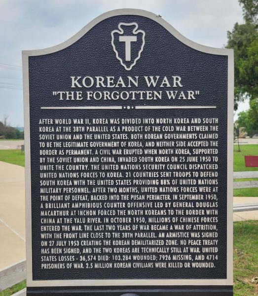 BROWNWOOD KOREAN WAR MEMORIAL MARKER