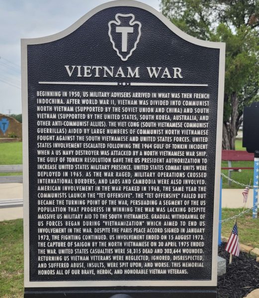 BROWNWOOD VIETNAM WAR MEMORIAL MARKER