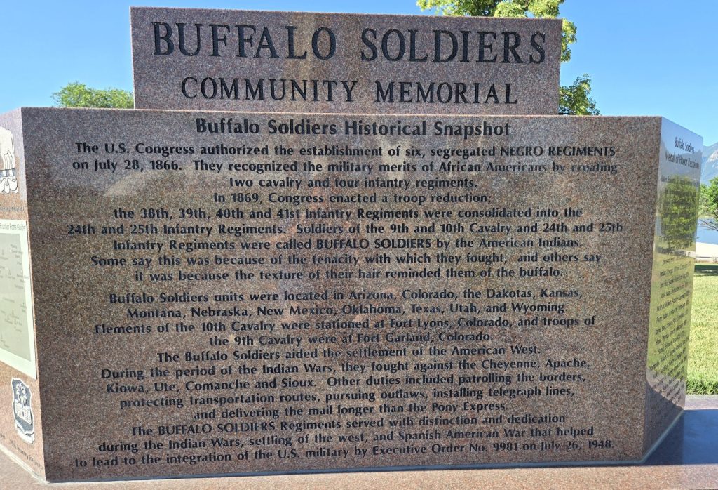 BUFFALO SOLDIERS COMMUNITY MEMORIAL
