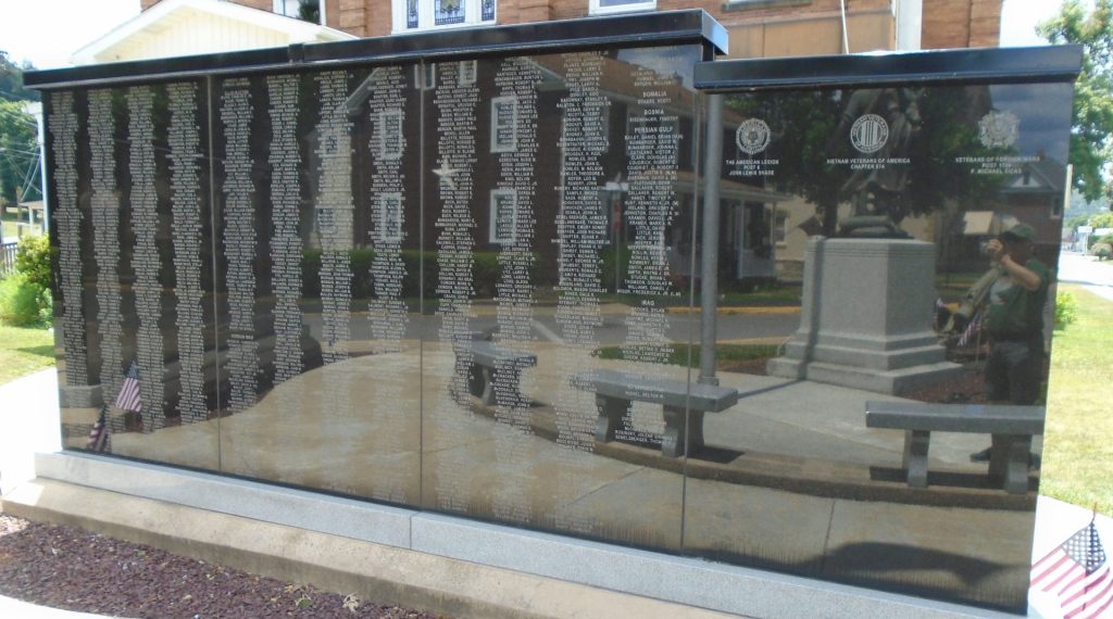 CLEARFIELD VETERANS MEMORIAL LEFT SIDE