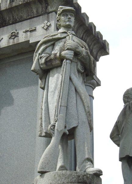 CLINTON COUNTY CIVIL WAR MEMORIAL STATUE A