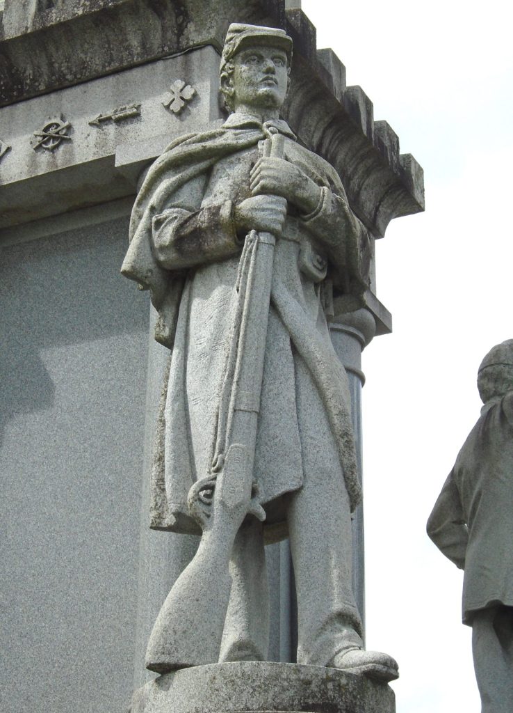 CLINTON COUNTY CIVIL WAR MEMORIAL STATUE A