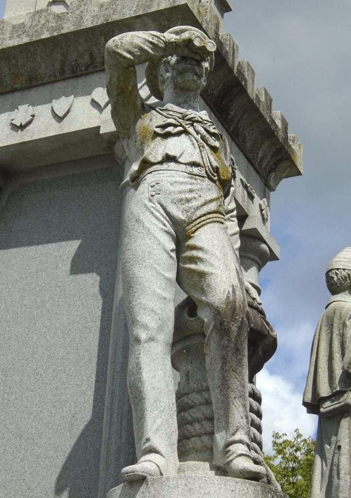 CLINTON COUNTY CIVIL WAR MEMORIAL STATUE B