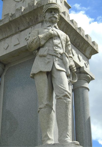 CLINTON COUNTY CIVIL WAR MEMORIAL STATUE D