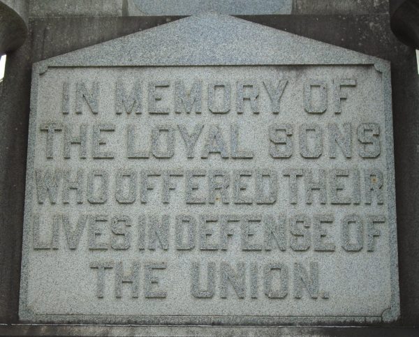 CLINTON COUNTY CIVIL WAR MEMORIAL STONE A