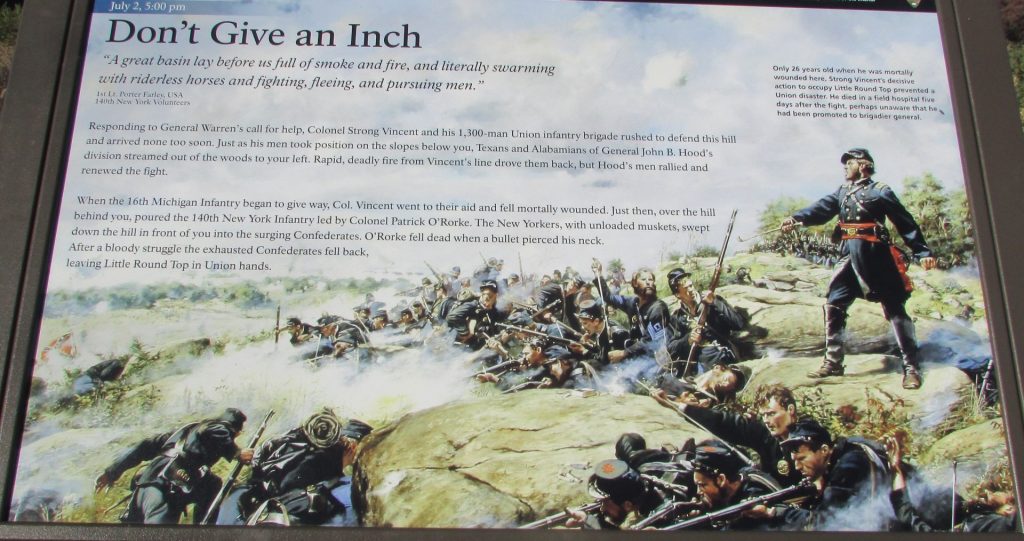 DON’T GIVE AN INCH WAR MEMORIAL PANEL