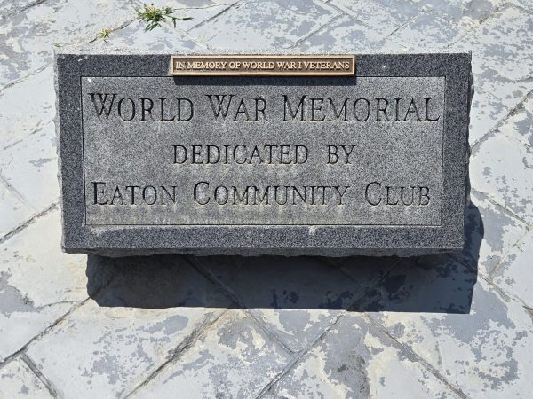 EATON COMMUNITY CLUB WORLD WAR MEMORIAL