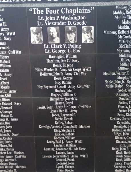 FIRST RAISING OF THE U.S. FLAG OVER MOUNT SURIBACHI MEMORIAL PLAQUE C