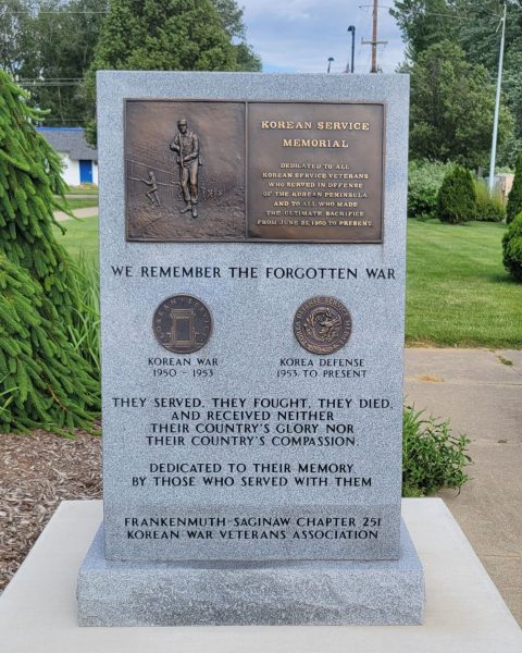 FRANKENMUTH KOREAN SERVICE MEMORIAL FRONT