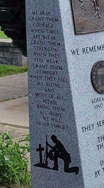 KRANKENMUTH KOREAN SERVICE MEMORIAL LEFT SIDE