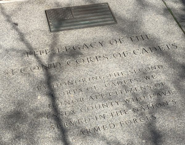 HONORING SECOND CORPS OF CADETS SIDEWALK MEMORIAL