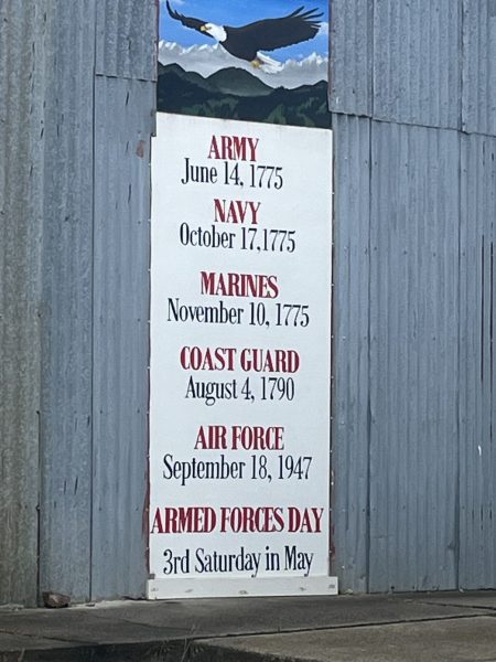 LICKING ARMED FORCES MEMORIAL MURAL PLAQUE