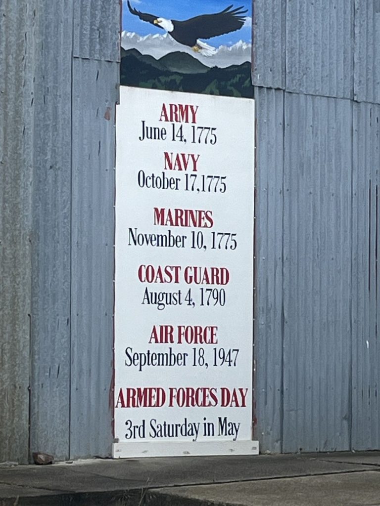 LICKING ARMED FORCES MEMORIAL MURAL PLAQUE