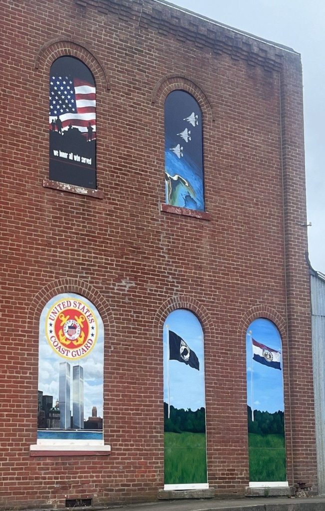 LICKING ARMED FORCES MEMORIAL MURAL WALL A