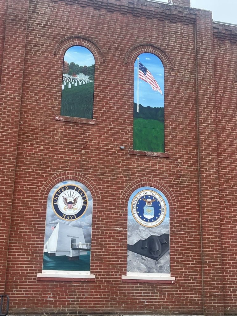 LICKING ARMED FORCES MEMORIAL MURAL WALL B