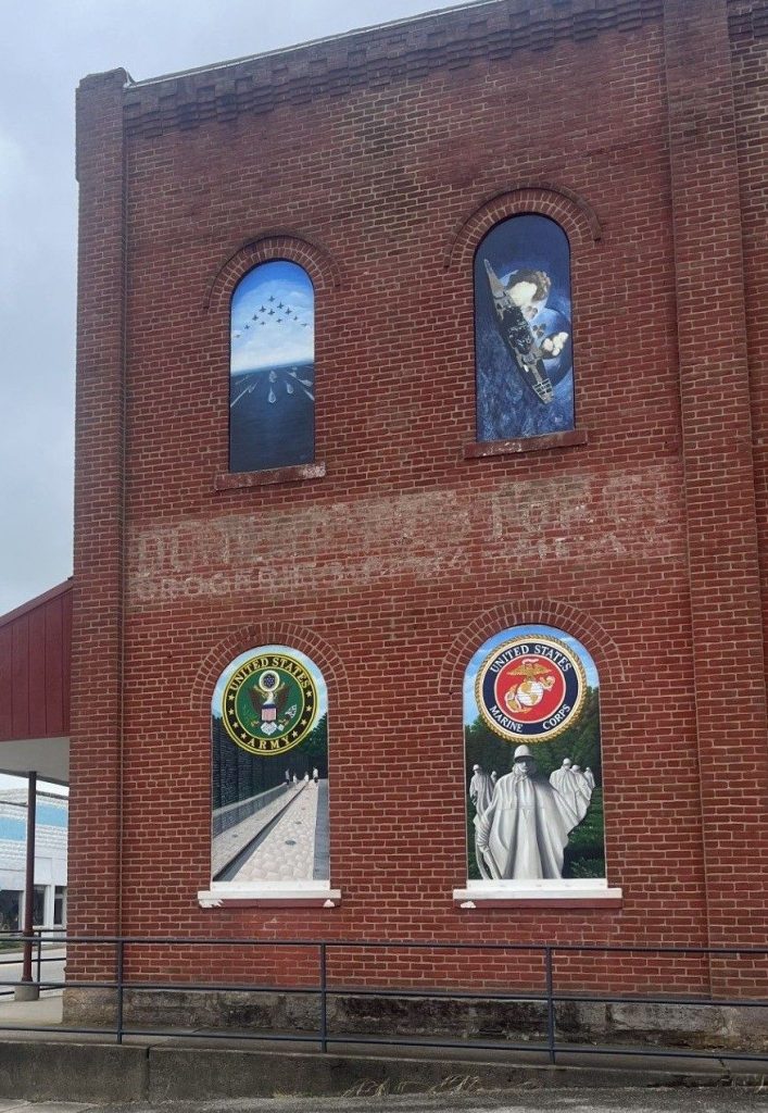 LICKING ARMED FORCES MEMORIAL MURAL WALL C
