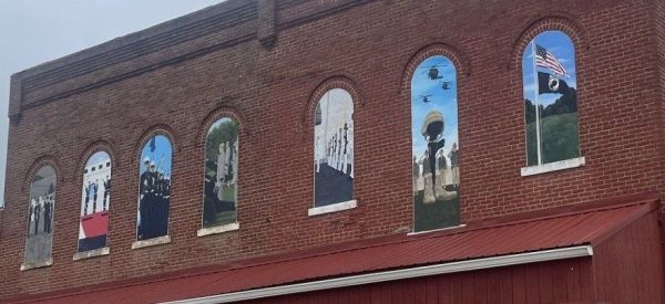 LICKING ARMED FORCES MEMORIAL MURAL WALL D