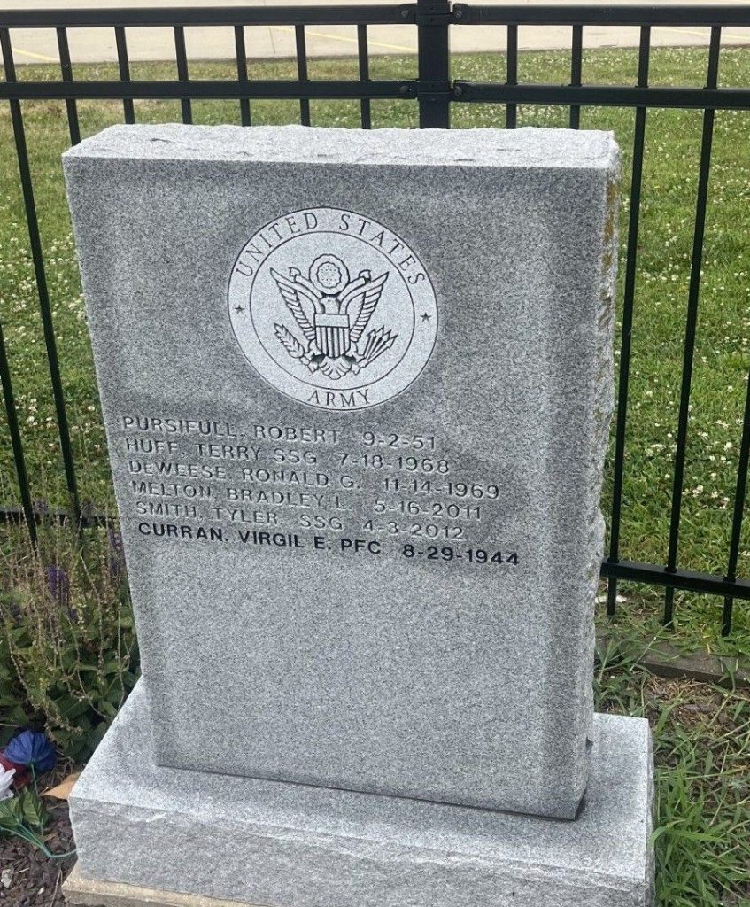 LICKING MEMORIAL FOR THE FALLEN STONE D