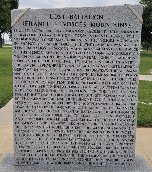 LOST BATTALION WAR MEMORIAL