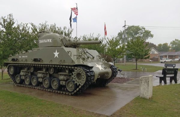 M4A3 SHERMAN MEDIUM TANK MEMORIAL