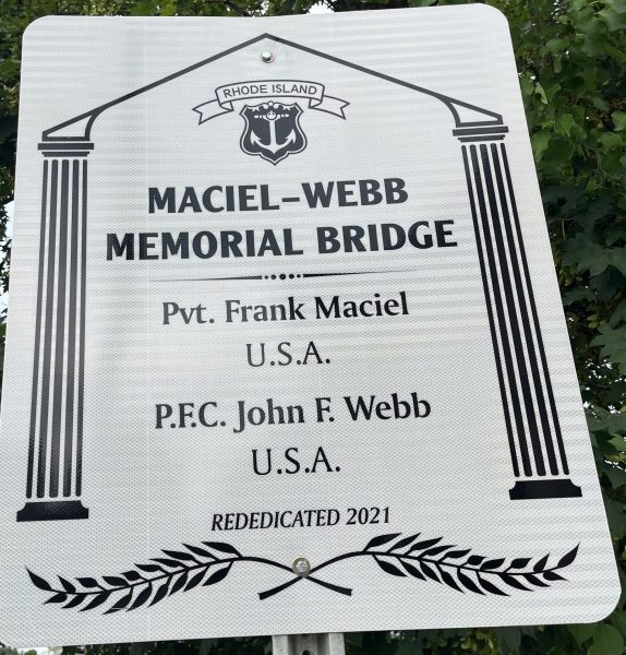 MACIELL-WEBB MEMORIAL BRIDGE PLAQUE
