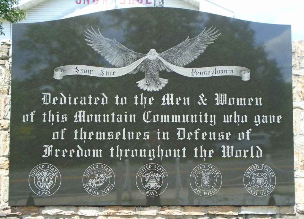MOUNTAIN COMMUNITY VETERANS MEMORIAL CLOSE-UP