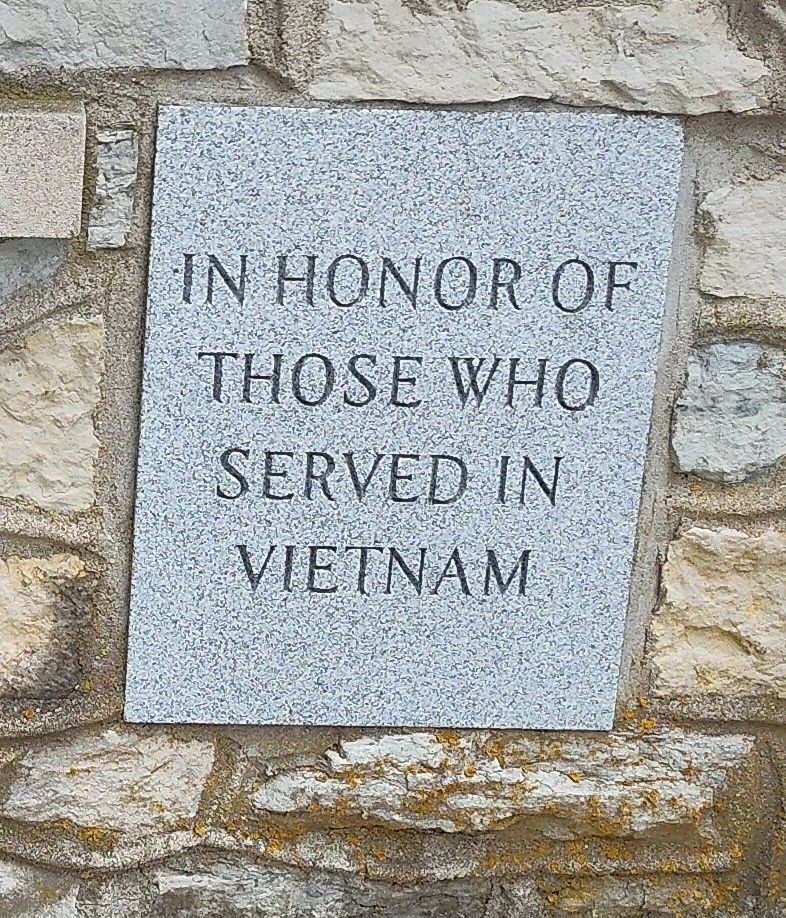 OUR LADY OF LOURDES, OH VETERANS MEMORIAL STONE D